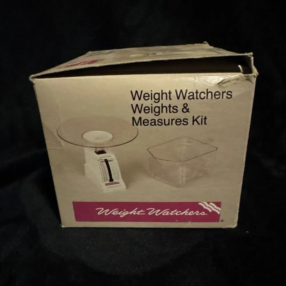 Vintage 1987 Weight Watchers Weights & Measures Kit Scale
